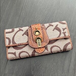 GUESS Beige and Brown Women's Wallet